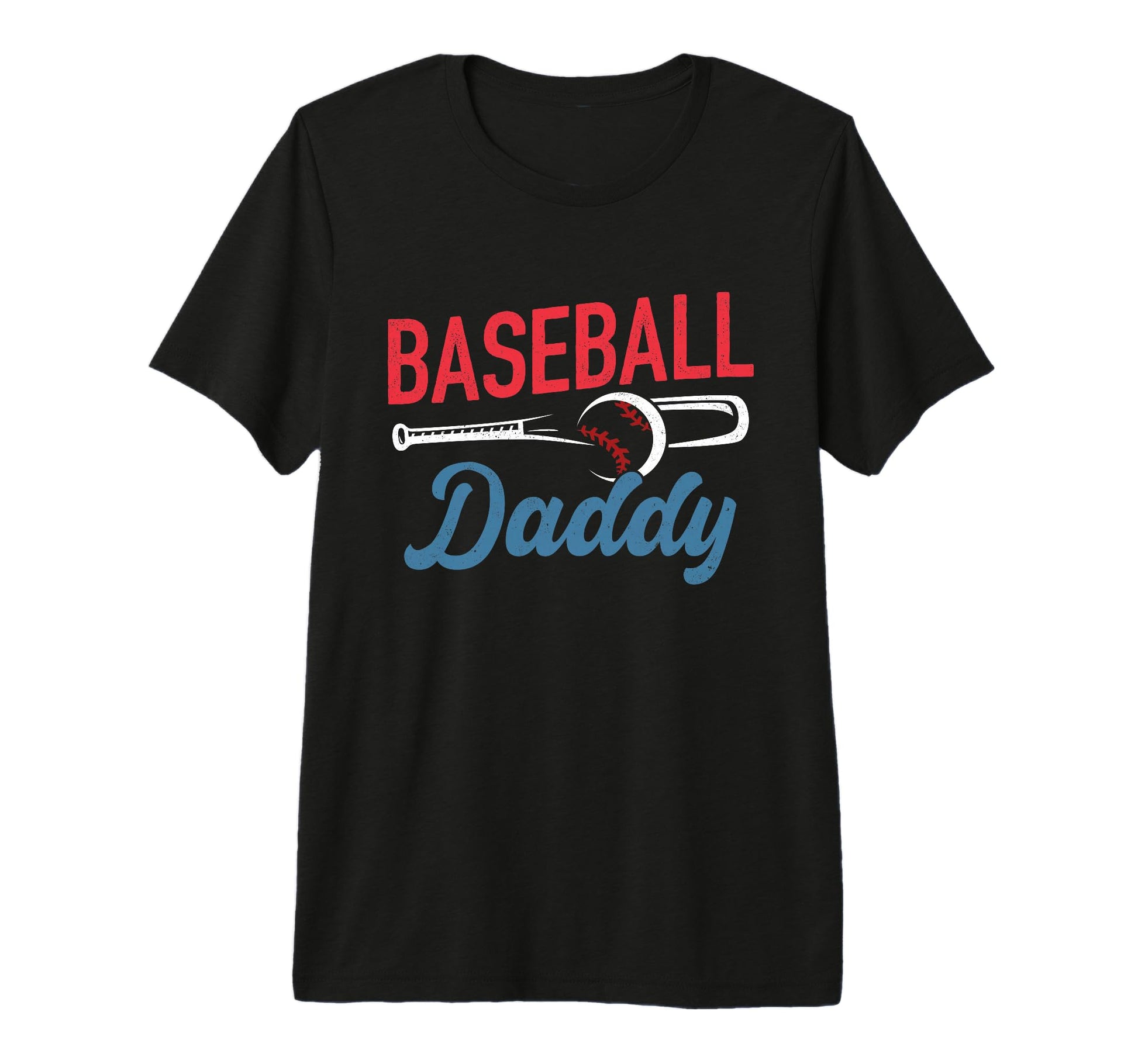 Mens Baseball Daddy Life Happy Fathers T-Shirt - Minimalist Print Unisex - T-Shirt, Sweatshirt, Hoodie