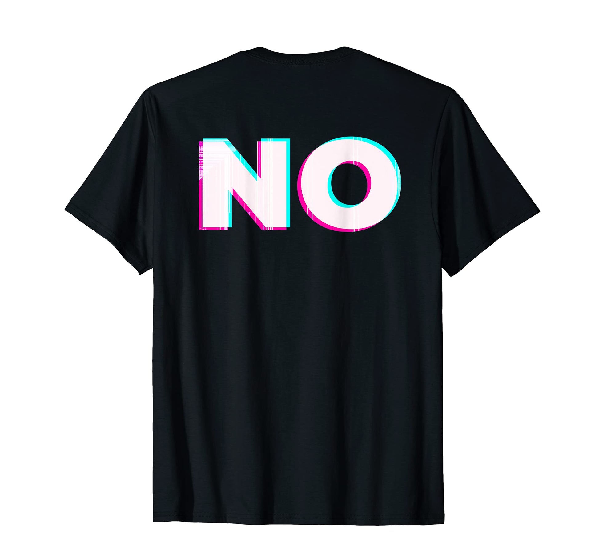 Pessimistic Pastel Goth Glitch No Sad Back T-Shirt - Unique Graphic Unisex - T-Shirt, Sweatshirt, Hoodie