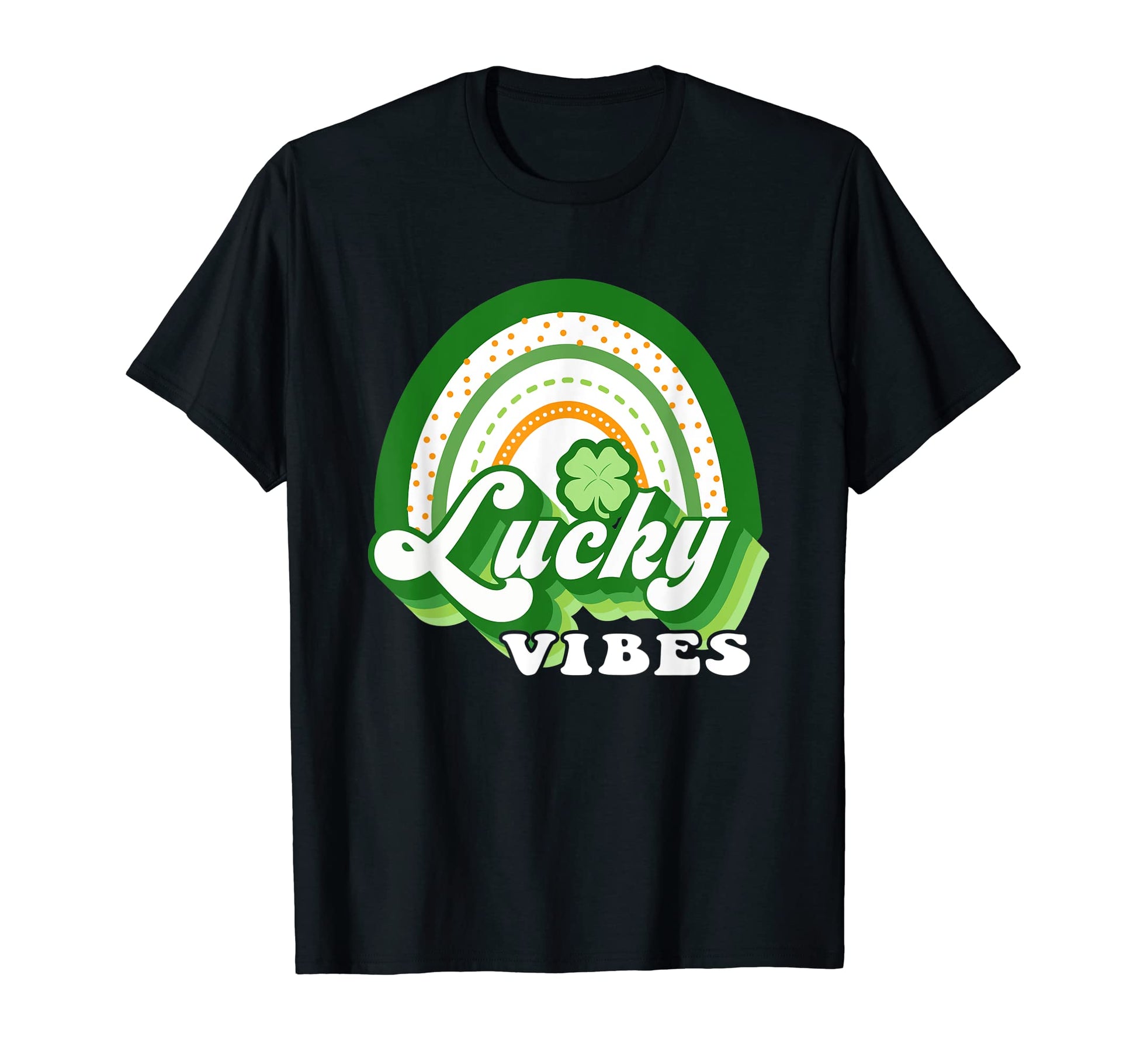 Irish St Patricks Day Rainbow Lucky T-Shirt - Trendy Graphic for Adults - T-Shirt, Sweatshirt, Hoodie