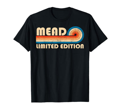 Mead 70S 80S Sunset Stripe T-Shirt - Minimalist Print Men Women - T-Shirt, Sweatshirt, Hoodie