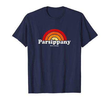 Parsippany New Jersey Nj 70S T-Shirt - Casual Everyday Wear for Adults - T-Shirt, Sweatshirt, Hoodie