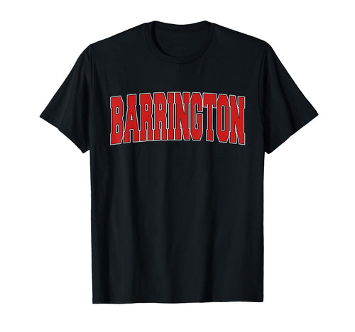Barrington Il Illinois Varsity Usa T-Shirt - Fun Novelty Design Unisex - T-Shirt, Sweatshirt, Hoodie