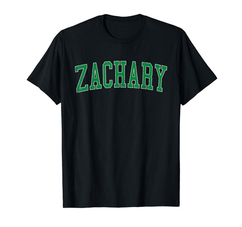 Zachary La Distressed Green Varsity T-Shirt - Streetwear Style Unisex - T-Shirt, Sweatshirt, Hoodie