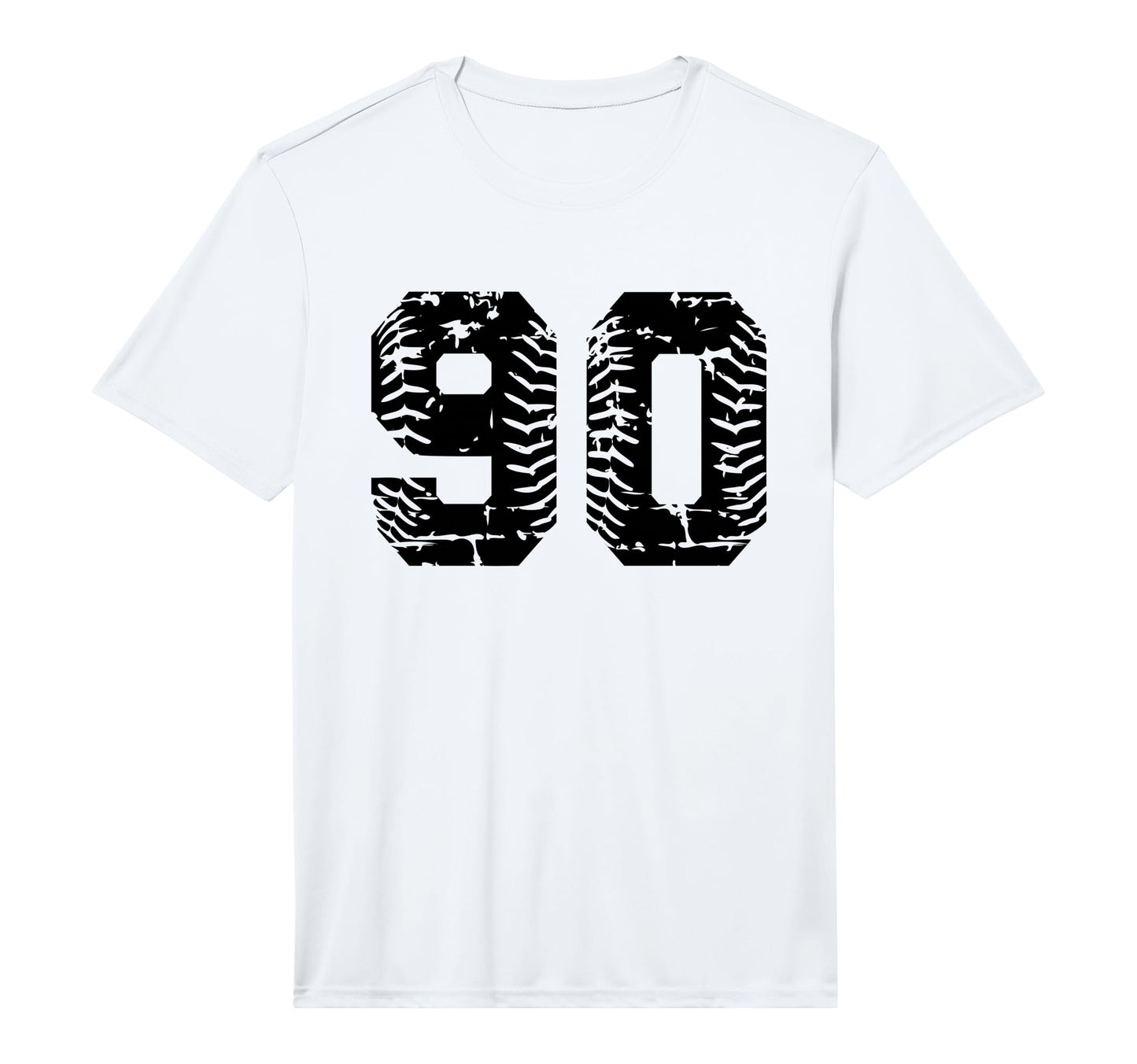Number 90 Softball Baseball Black T-Shirt - Unique Graphic Men Women - T-Shirt, Sweatshirt, Hoodie