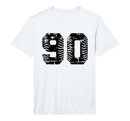Number 90 Softball Baseball Black T-Shirt - Unique Graphic Men Women - T-Shirt, Sweatshirt, Hoodie