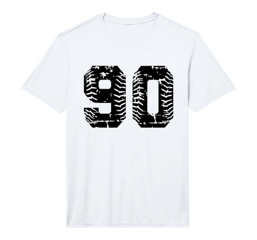 Number 90 Softball Baseball Black T-Shirt - Unique Graphic Men Women - T-Shirt, Sweatshirt, Hoodie