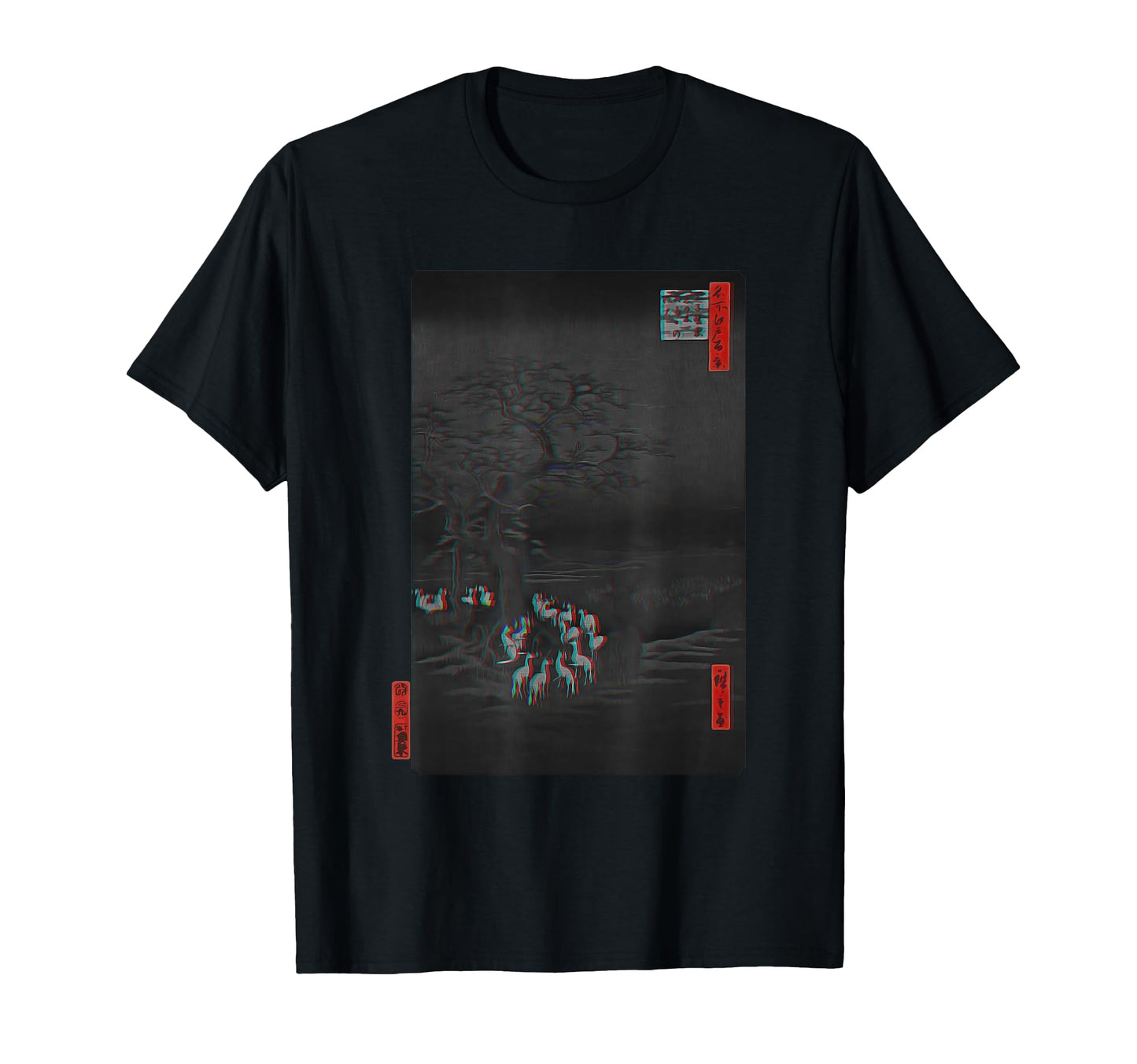 Kitsune Fox Outfit Japan Aesthetic T-Shirt - Unique Graphic Unisex - T-Shirt, Sweatshirt, Hoodie