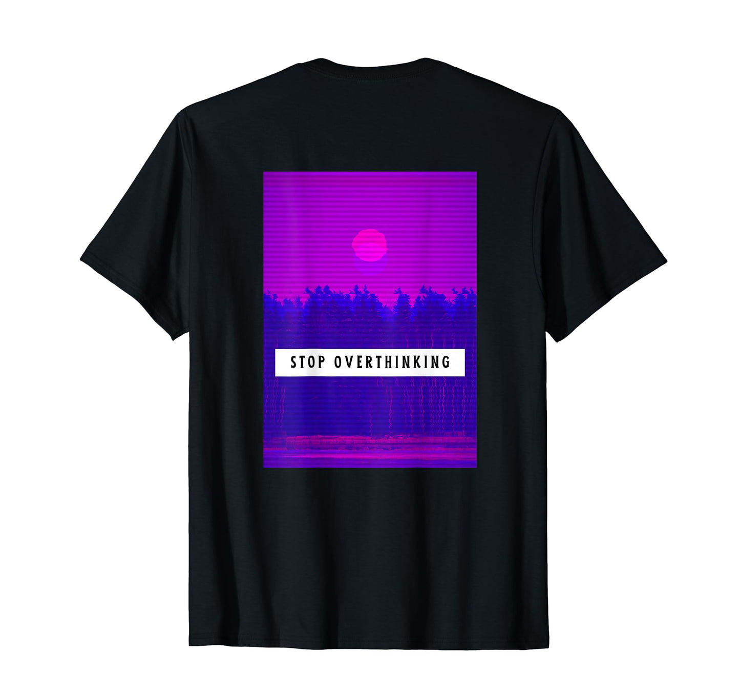 Vaporwave Aesthetic Emotional Stop T-Shirt - Unique Graphic for Adults - T-Shirt, Sweatshirt, Hoodie