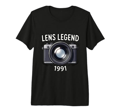 Camera Photography Enthusiast 1991 T-Shirt - Fun Novelty Design Men Women - T-Shirt, Sweatshirt, Hoodie