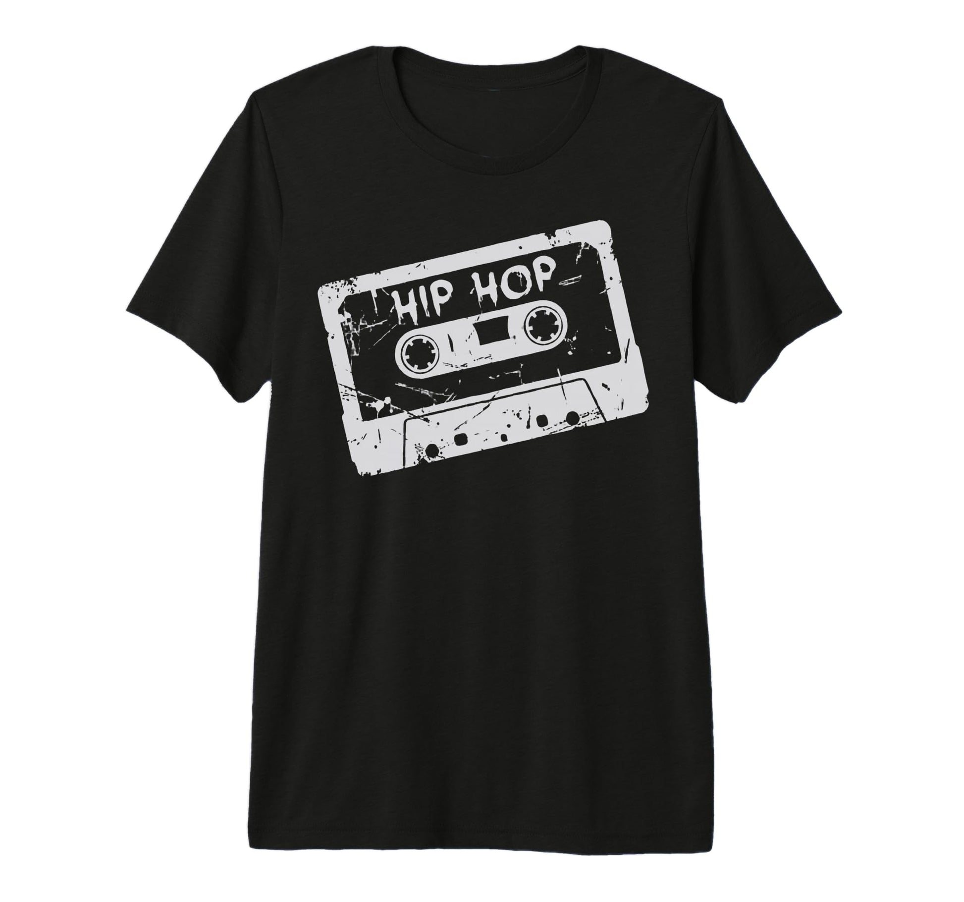 Hip Hop Cassette Tape Throwback Tri Blend T-Shirt - Minimalist Print Unisex - T-Shirt, Sweatshirt, Hoodie