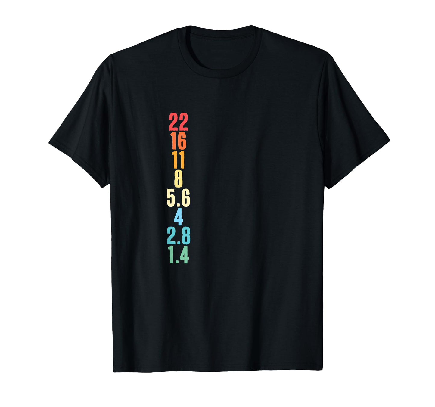 Photography Camera Settings T-Shirt - Novelty Apparel for Adults - T-Shirt, Sweatshirt, Hoodie