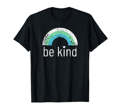 Be Kind Rainbow Kindness Gift T-Shirt - Unique Graphic Men Women - T-Shirt, Sweatshirt, Hoodie
