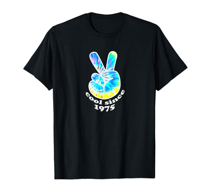 Birthday Birth Year Since 1975 Tie Dye T-Shirt - Graphic Print for Adults - T-Shirt, Sweatshirt, Hoodie