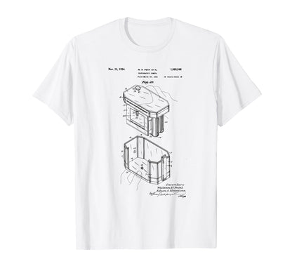 Camera Photographic Patent 1934 Drawing T-Shirt - Graphic Print Men Women - T-Shirt, Sweatshirt, Hoodie