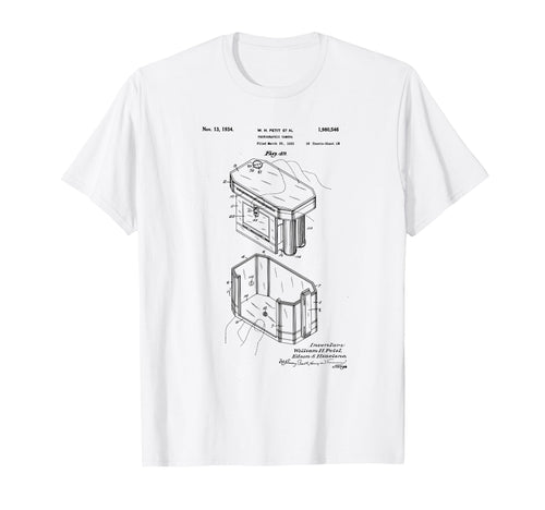 Camera Photographic Patent 1934 Drawing T-Shirt - Graphic Print Men Women - T-Shirt, Sweatshirt, Hoodie