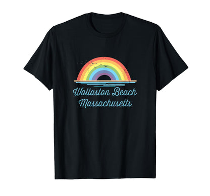 Wollaston Beach Massachusetts Souvenir T-Shirt - Custom Art Print Men Women - T-Shirt, Sweatshirt, Hoodie