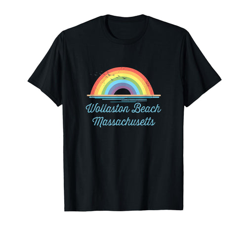 Wollaston Beach Massachusetts Souvenir T-Shirt - Custom Art Print Men Women - T-Shirt, Sweatshirt, Hoodie