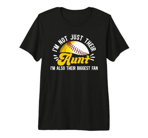 Their Biggest Fan Softball Baseball T-Shirt - Custom Art Print Men Women - T-Shirt, Sweatshirt, Hoodie