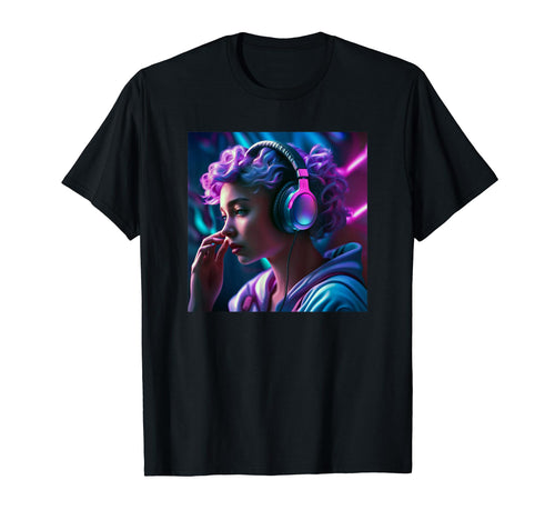 Anime Gamer Music Vaporwave Aesthetic T-Shirt - Trendy Graphic for Adults - T-Shirt, Sweatshirt, Hoodie
