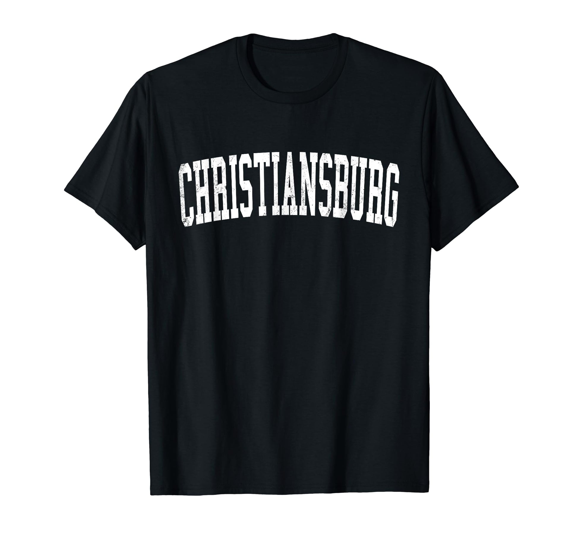 Christiansburg Va Distressed White T-Shirt - Streetwear Style for Adults - T-Shirt, Sweatshirt, Hoodie