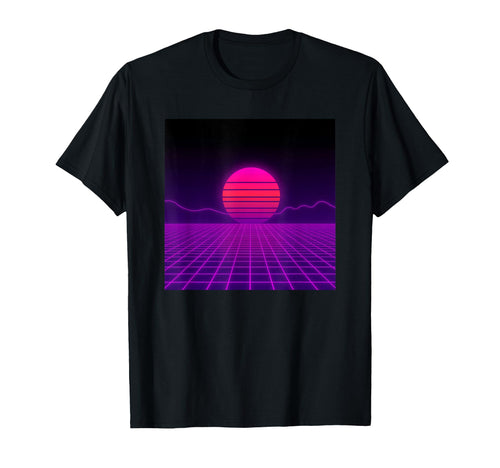 Retrowave Synthwave Aesthetic Vaporwave T-Shirt - Unique Graphic Unisex - T-Shirt, Sweatshirt, Hoodie