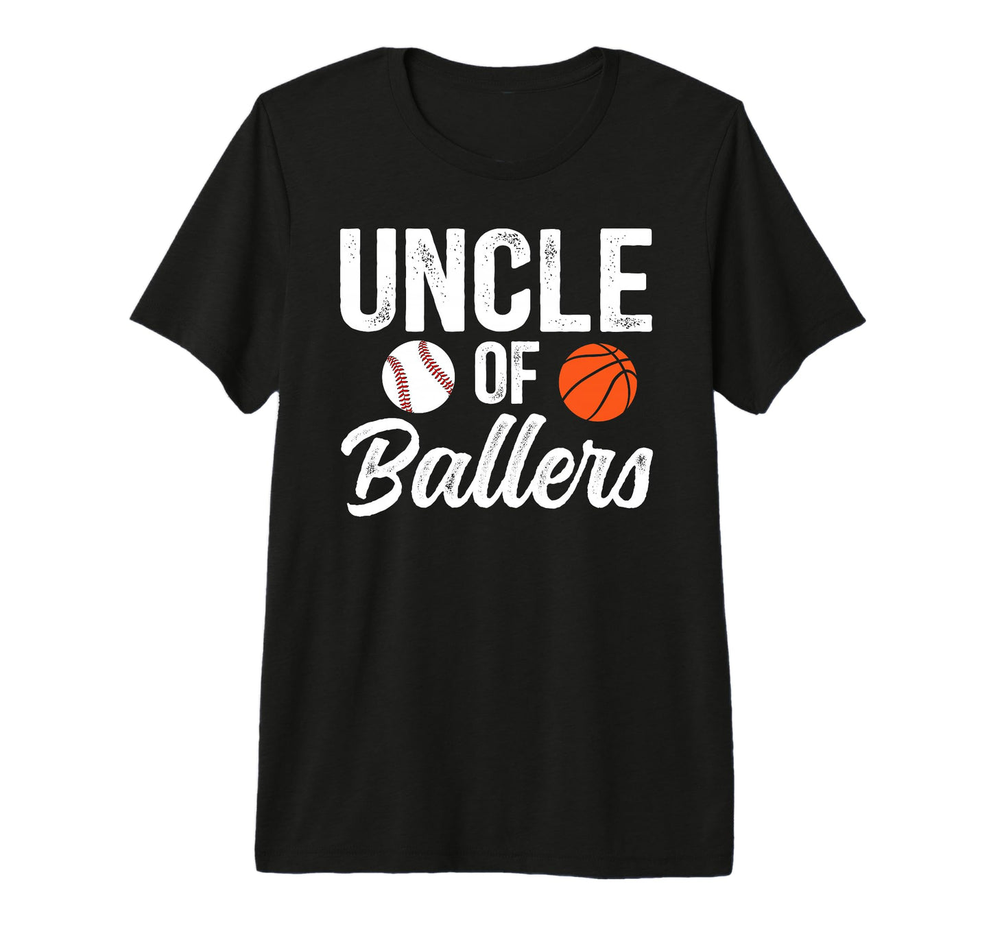 Mens Uncle Ballers Baseball T-Shirt - Aesthetic Graphic for Adults - T-Shirt, Sweatshirt, Hoodie