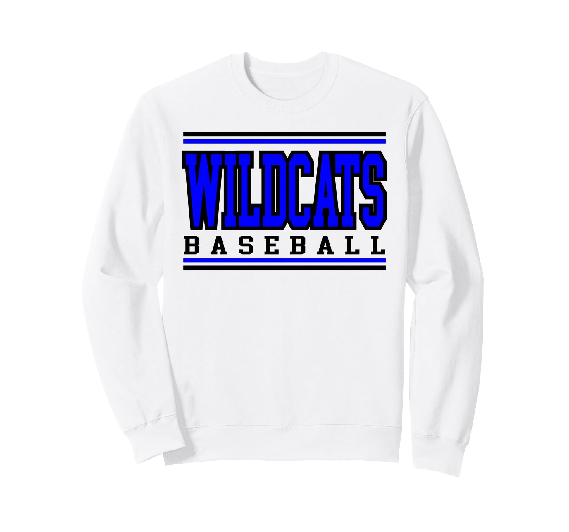 Wildcats Baseball Mom Game Day Sweatshirt - Fun Novelty Design for Adults - T-Shirt, Sweatshirt, Hoodie