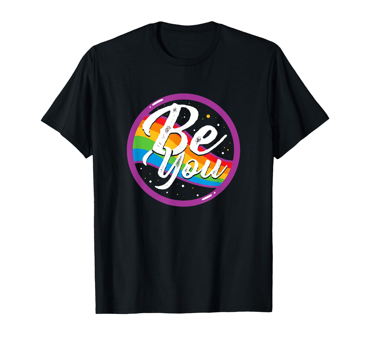 Be You Pride Lgbtq Gay Lgbt Ally Rainbow T-Shirt - Minimalist Print Unisex - T-Shirt, Sweatshirt, Hoodie