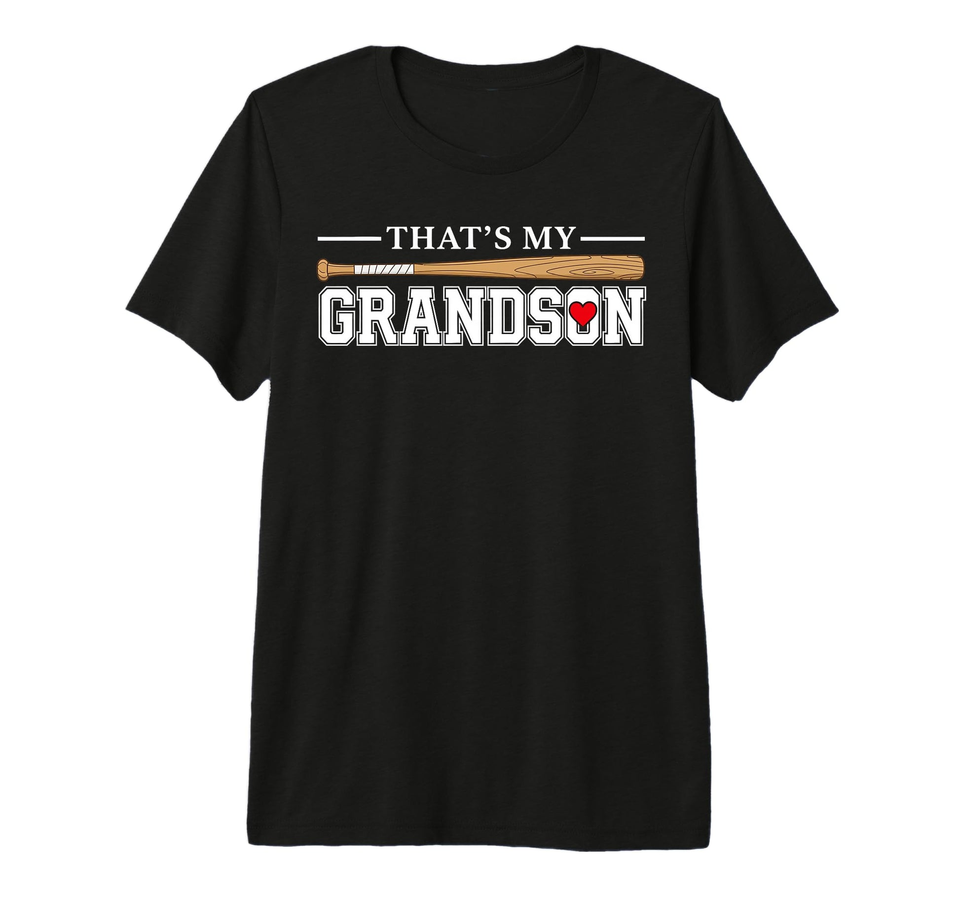 Thats My Grandson Out There Baseball T-Shirt - Graphic Print for Adults - T-Shirt, Sweatshirt, Hoodie
