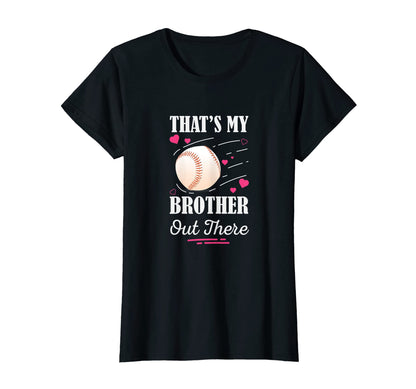 Womens Baseball Sister Baseball Gift T-Shirt - Unique Graphic Men Women - T-Shirt, Sweatshirt, Hoodie