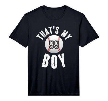 Thats My Baseball Number 99 T-Shirt - Custom Art Print Men Women - T-Shirt, Sweatshirt, Hoodie