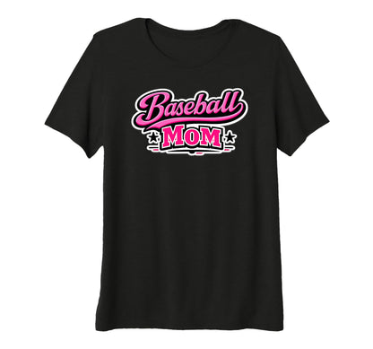 Womens Baseball Mom Game Day Script T-Shirt - Fun Novelty Design Men Women - T-Shirt, Sweatshirt, Hoodie