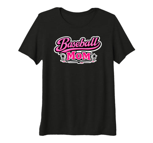 Womens Baseball Mom Game Day Script T-Shirt - Fun Novelty Design Men Women - T-Shirt, Sweatshirt, Hoodie