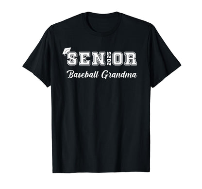 Class 2025 Baseball Grandma Senior T-Shirt - Aesthetic Graphic for Adults - T-Shirt, Sweatshirt, Hoodie