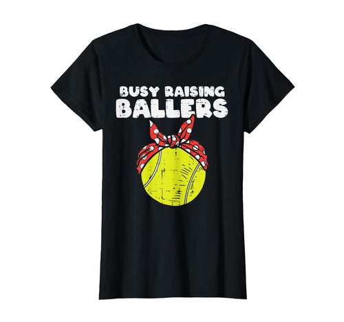 Busy Raising Ballers Tennis Ball T-Shirt - Aesthetic Graphic Unisex - T-Shirt, Sweatshirt, Hoodie