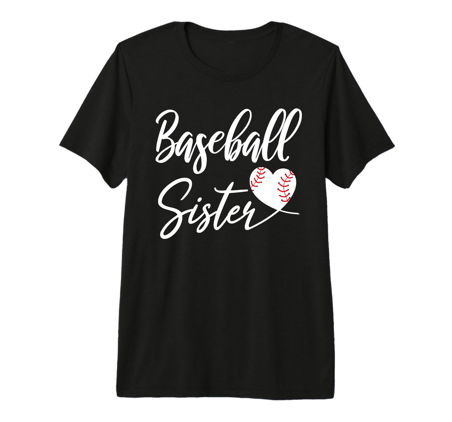 Baseball Sister Tri Blend T-Shirt - Graphic Print Unisex - T-Shirt, Sweatshirt, Hoodie