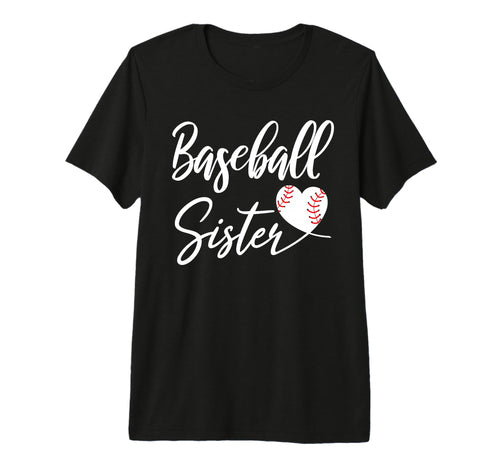 Baseball Sister Tri Blend T-Shirt - Graphic Print Unisex - T-Shirt, Sweatshirt, Hoodie