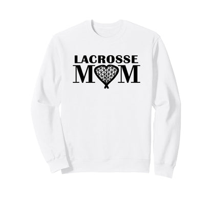 Love Lacrosse Heart Lax Sticks Sweatshirt - Graphic Print Men Women - T-Shirt, Sweatshirt, Hoodie