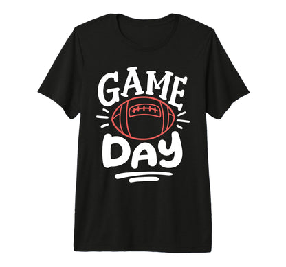 Football Mother Mom Game Day Tri Blend T-Shirt - Aesthetic Graphic Unisex - T-Shirt, Sweatshirt, Hoodie