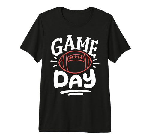 Football Mother Mom Game Day Tri Blend T-Shirt - Aesthetic Graphic Unisex - T-Shirt, Sweatshirt, Hoodie