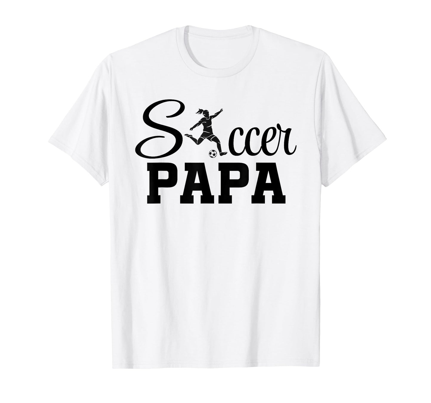 Soccer Papa Player Grandpa Dad T-Shirt - Fun Novelty Design for Adults - T-Shirt, Sweatshirt, Hoodie