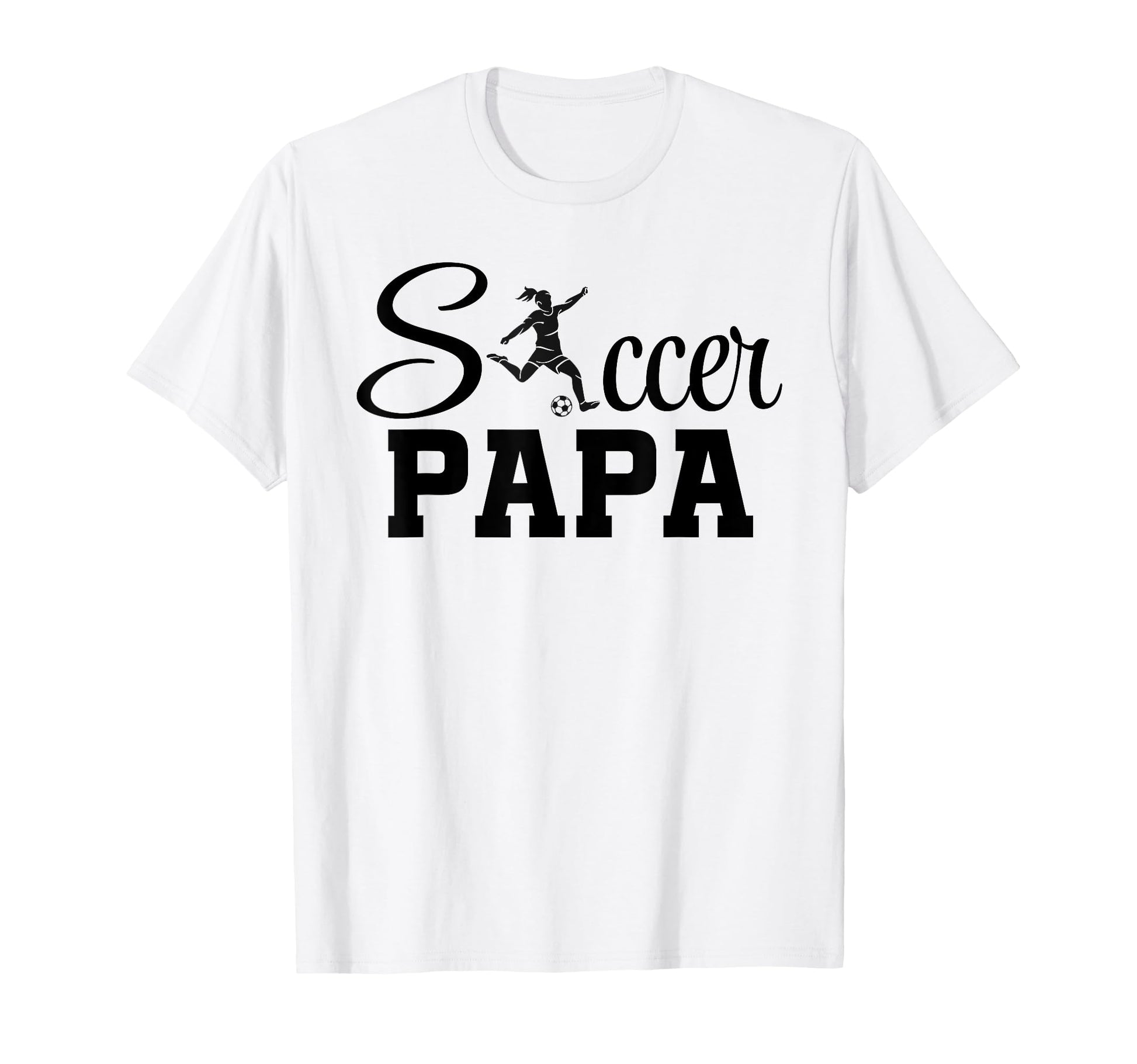 Soccer Papa Player Grandpa Dad T-Shirt - Fun Novelty Design for Adults - T-Shirt, Sweatshirt, Hoodie