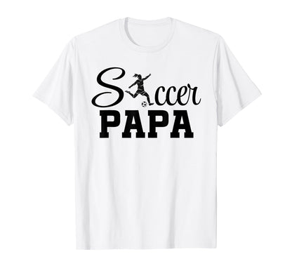 Soccer Papa Player Grandpa Dad T-Shirt - Fun Novelty Design for Adults - T-Shirt, Sweatshirt, Hoodie