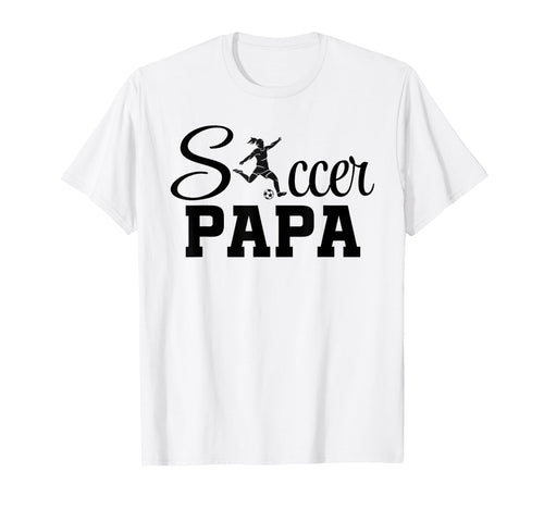 Soccer Papa Player Grandpa Dad T-Shirt - Fun Novelty Design for Adults - T-Shirt, Sweatshirt, Hoodie