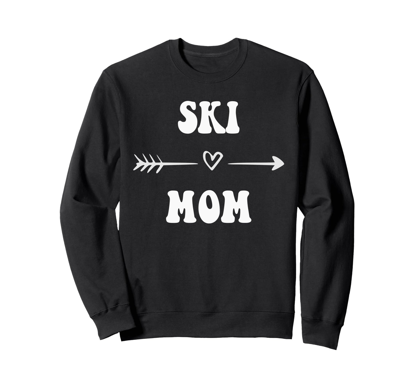 Ski Mom Skier Ski Racer Stylish Sports Sweatshirt - Novelty Apparel Unisex - T-Shirt, Sweatshirt, Hoodie