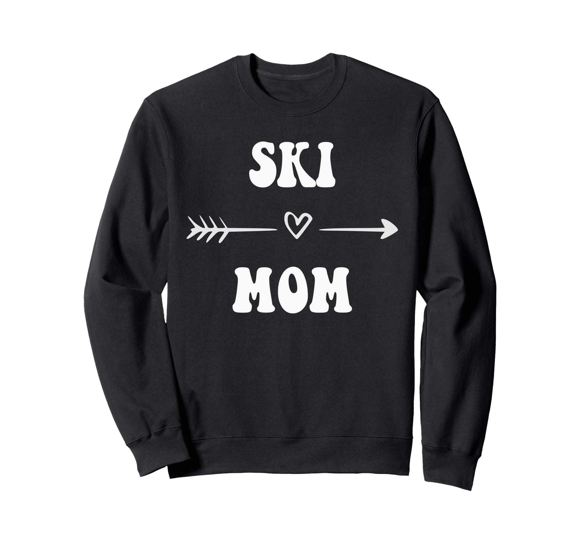 Ski Mom Skier Ski Racer Stylish Sports Sweatshirt - Novelty Apparel Unisex - T-Shirt, Sweatshirt, Hoodie