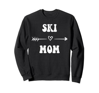 Ski Mom Skier Ski Racer Stylish Sports Sweatshirt - Novelty Apparel Unisex - T-Shirt, Sweatshirt, Hoodie