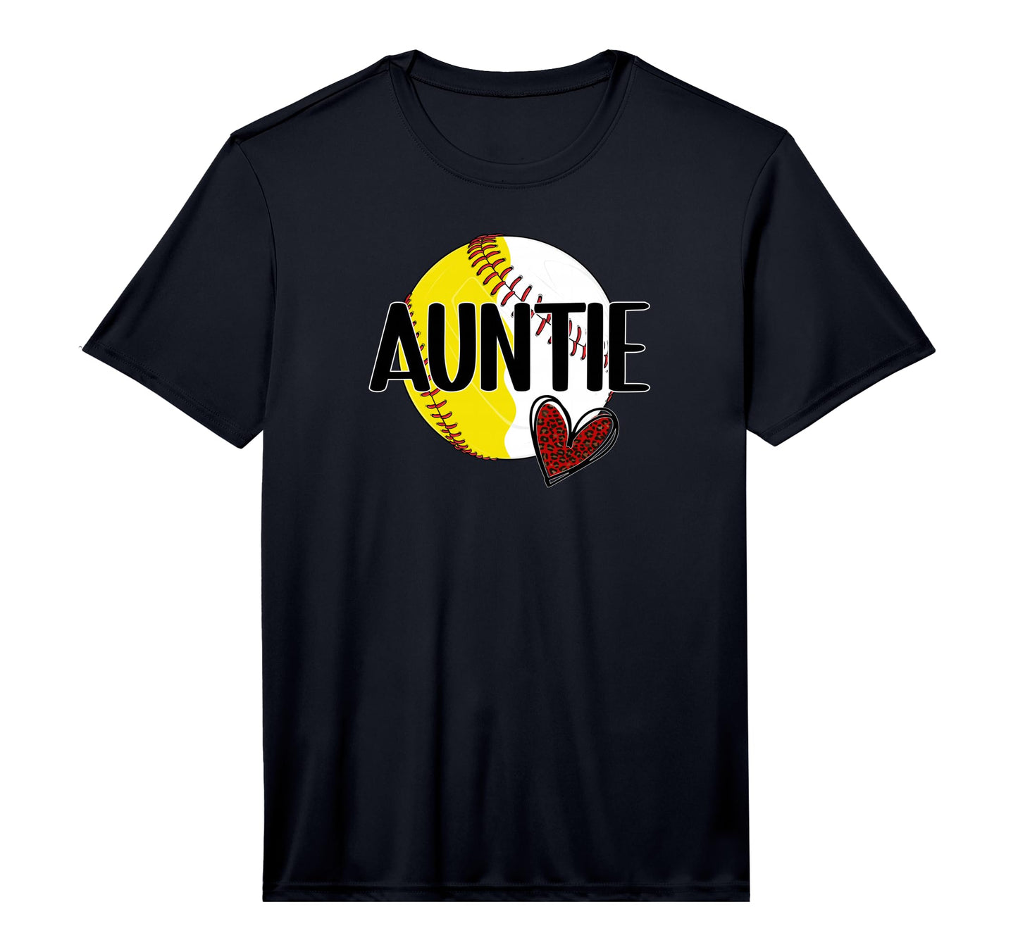 Mens Baseball Softball Auntie T-Shirt - Casual Everyday Wear Men Women - T-Shirt, Sweatshirt, Hoodie