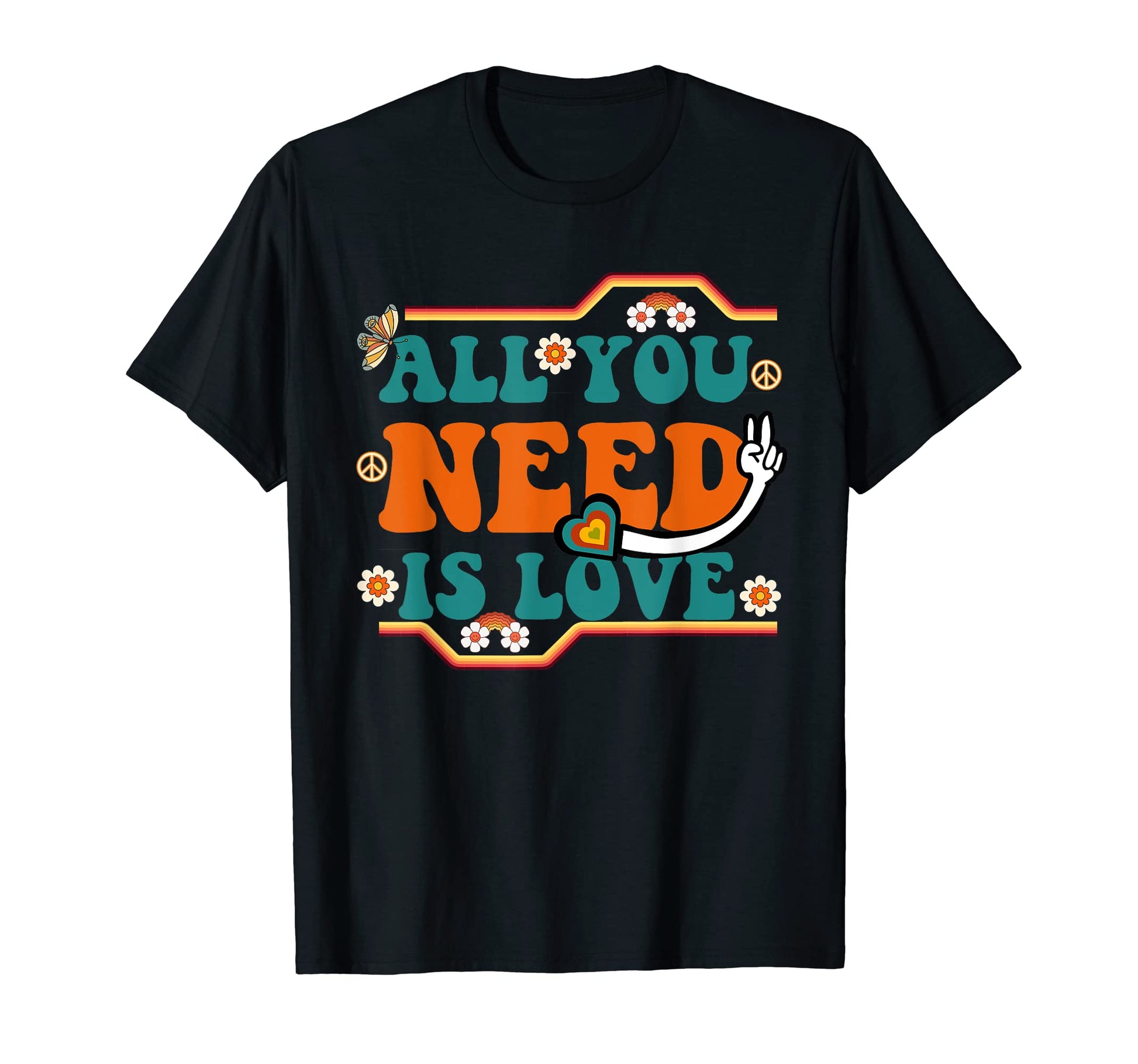 Tie Dye Groovy Hippie Costume Peace T-Shirt - Fun Novelty Design Men Women - T-Shirt, Sweatshirt, Hoodie