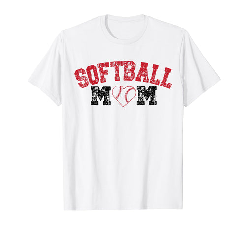 Softball Mom Player Team Mama Sports T-Shirt - Novelty Apparel Unisex - T-Shirt, Sweatshirt, Hoodie